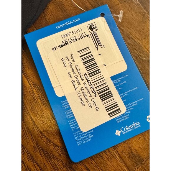 NWT Columbia Womens Chill River Moisture-Wicking Black Tank Top Summer Dress XL - Picture 6 of 7